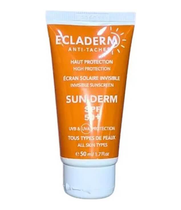 ECLADERM | SUN DERM ANTI-TACHES ÉCRAN SOLAIRE INVISIBLE SPF50+